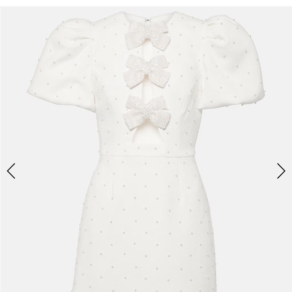 Dresses & Skirts - Rebecca Vallance Ophelia White Dress with Bow Accents